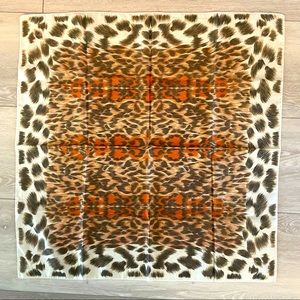 Vintage leopard scarf